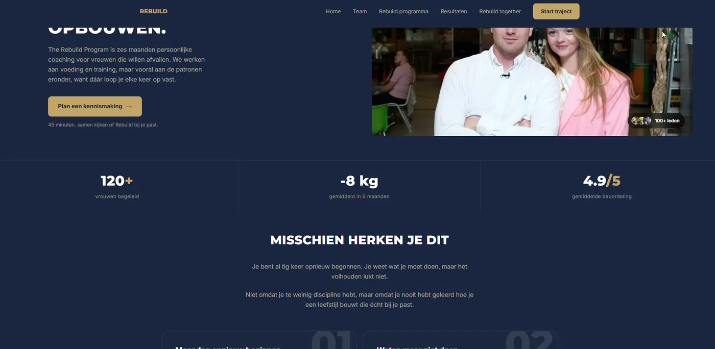 Rebuild homepage