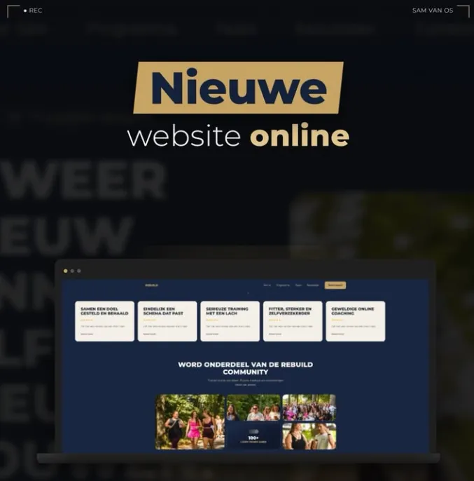 Nieuwe website online