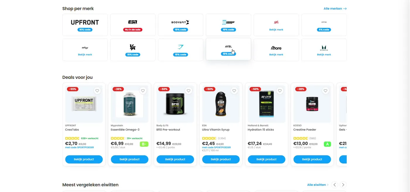 Deals voor jou