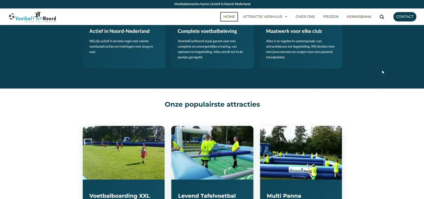 Populairste attracties