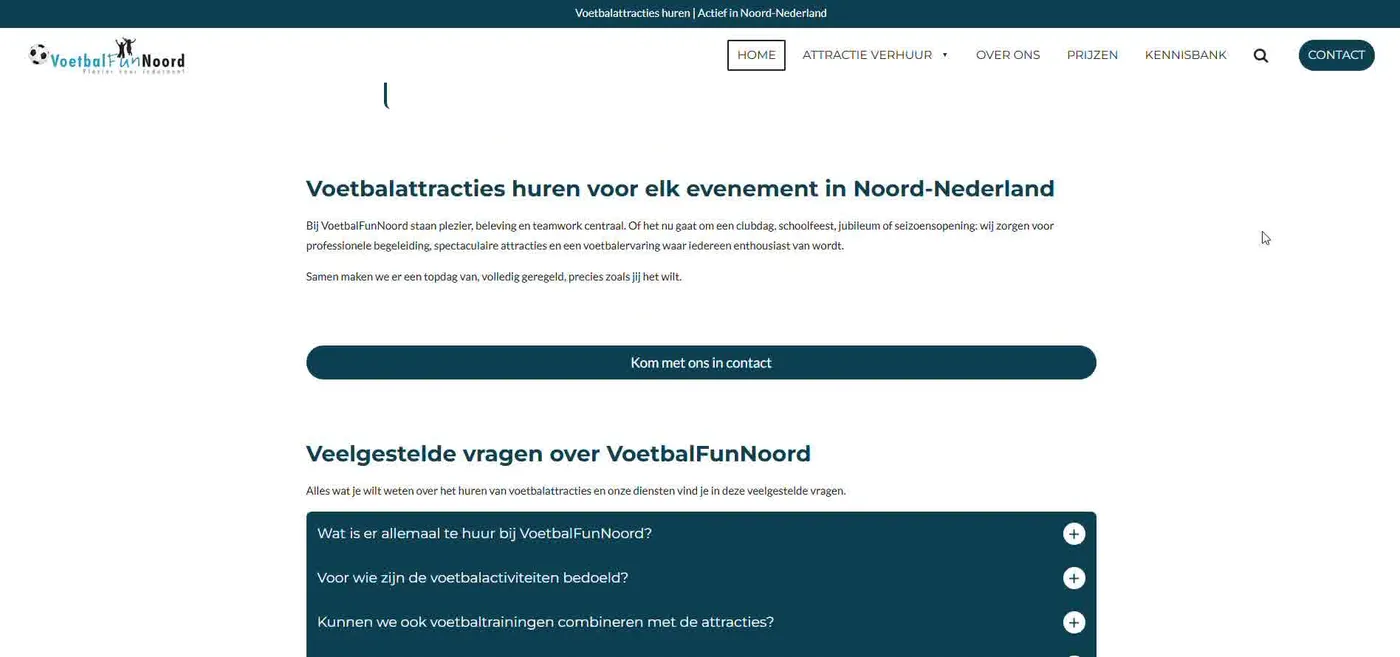 Contact en FAQ